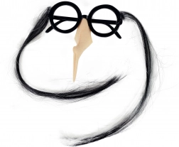 Čarodějnické brýle s nosem