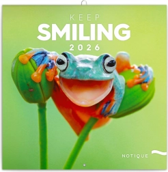 Poznámkový kalendář Úsměv, prosím 2026
