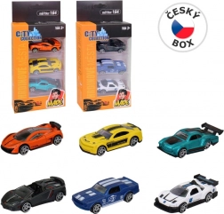 Kovová Auta - Sada 3 Modelů