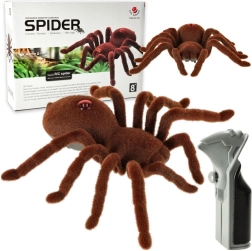 Dálkově ovládaná chlupatá tarantule s ovladačem