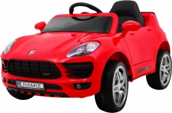 Elektrické autíčko pro děti Turbo‑S SUV, červené s dálkovým ovládáním