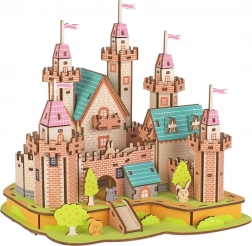 Dřevěné 3D puzzle - Hrad v ráji
