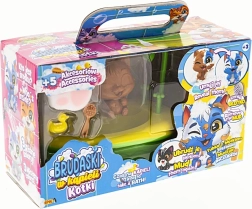 Koťátko do koupele Łatek – interaktivní set s vaničkou a doplňky Epee