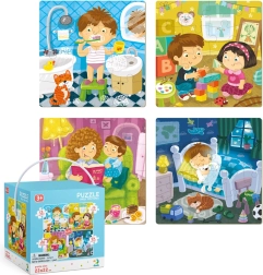 Dětské progresivní puzzle DODO – denní činnosti