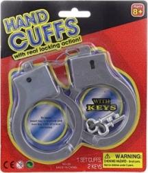 Plastová pouta pro děti s klíčky