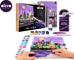 Okto malování hmotou Skyline New York 30 × 40 cm