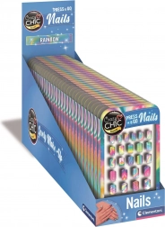 Clementoni Crazy Chic duhové samolepicí nehtové tipy pro děti