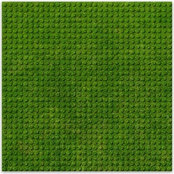 BRIXIES Plus designová stavební podložka tráva 25,5 x 25,5 cm