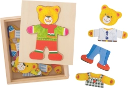 Oblékací puzzle pan medvěd od Bigjigs Toys