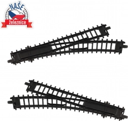 Koleje – výhybky pro dětské vláčky, 2 ks