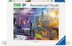 Puzzle 1500 dílků ravensburger – new york v létě a v zimě