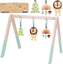 tooky toy baby gym stojan s 3 závěsy pro miminka