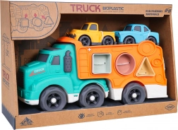 Eko odtahový vůz se sortérem tvarů a autíčky