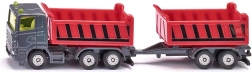 Siku Super vyklápěcí nákladní vůz s přívěsem
