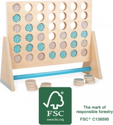 Dřevěná hra Čtyři v řadě XXL