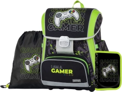 Školní set Premium Gamer – aktovka, sáček a penál