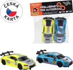 Náhradní autíčka k autodráze Audi – sada 2 ks
