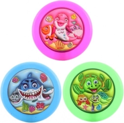 Létající talíř s motivem mořských zvířat 23 cm