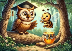 Puzzle Moudrá Sova 50 dílků