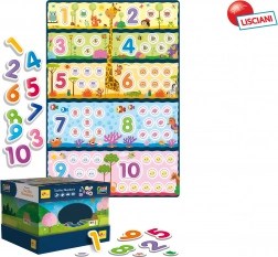 Montessori hmatová číselná hra