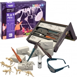 Woopie malý archeolog – vykopávky 6 dinosauřích skeletů