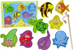 Dřevěná sada pro lovení mořských zvířat