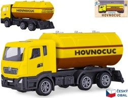 Kovový model fekálního vozu 12 cm se zpětným chodem