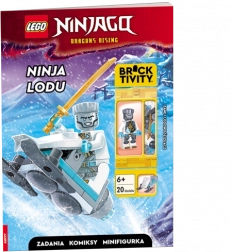 Lego Ninjago – Ninja ledu interaktivní kniha s minifigurkou Zanea