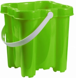 Androni kyblík hrad se 4 věžemi, výška 20 cm – Zelený