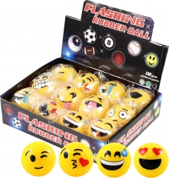 Svítící gumový skákací míček 5.2 cm