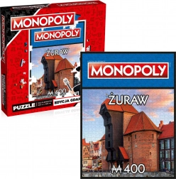 puzzle WINNING MOVES Monopoly Gdaňsk Žuraw 1000 dílků