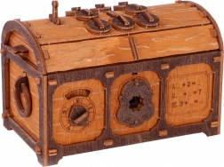 Escape Room Truhla s Pokladem dřevěné 3D puzzle