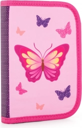 Školní penál jednopatrový Motýl
