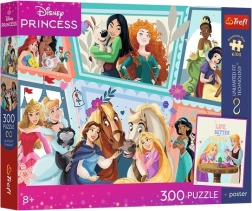 Trefl Disney Princess úžasný ples – puzzle 300 dílků + plakát