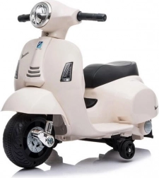 Dětská elektrická motorka VESPA, bílá