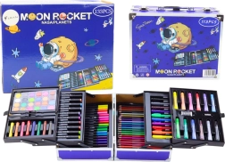 Rozkládací výtvarná sada v kufříku Kosmos 133 ks