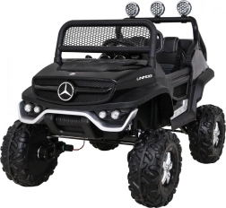 Dětský elektrický vůz Mercedes Benz Unimog 4x4 černý