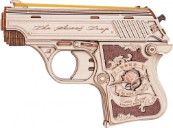 3D dřevěná skládačka Mini pistole Justice Guard