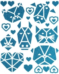 Naprasovánky roztomilá zvířátka – velký arch