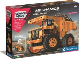 Clementoni Science & Play mechanická laboratoř – těžební auta 2v1