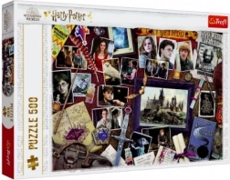 Puzzle Harry Potter 500 dílků Památky z Bradavic Trefl