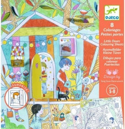 Odkrývací omalovánky Nina a její hrací stan