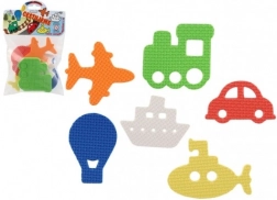 Pěnové vodolepky – dopravní prostředky, 6 ks