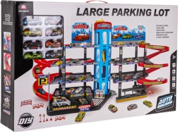 mega garážové parkoviště s autíčky