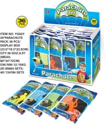 Parašutista Hračka 4 Barvy