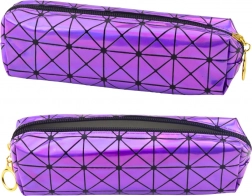 Holografický fialový penál jednokomorový