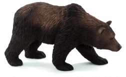 Realistická figurka medvěda Grizzly