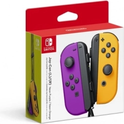 Joy-Con ovladače Neon Purple/Neon Orange pro Nintendo Switch (použité)