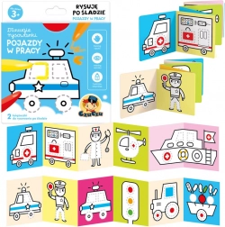 Dlouhé omalovánky Vozidla v práci