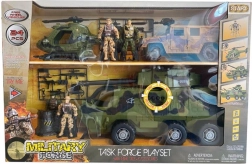 Velká sada vojenských vozidel se zvukovými efekty